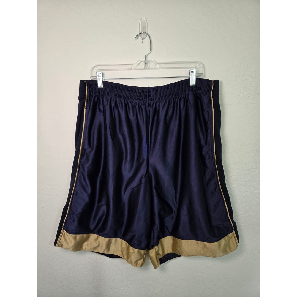 C9 by Champion Mens Basketball Shorts Navy Blue Gold Dazzle Athletic XL